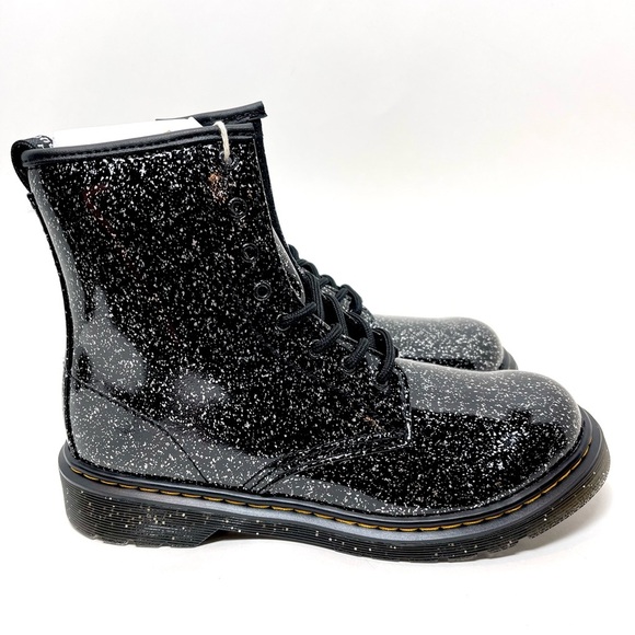 NIB Dr. Martens Youth 1460 Cosmic Glitter Lace Up Boots Size 6 - Picture 4 of 7